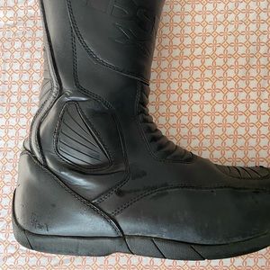 Mens motorcycle boots IXS Tarmac OutDry waterproof size 11.5 black